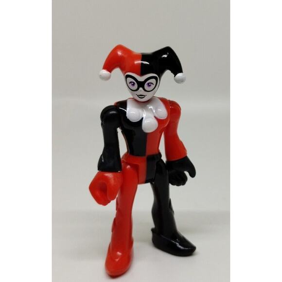 Imaginext DC Super Friends Batman Penguin Harley Quinn Bane Figures - Picture 6 of 9